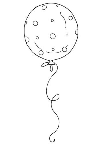 Birthday Balloon Coloring Page Coloring Pages Balloons Coloring