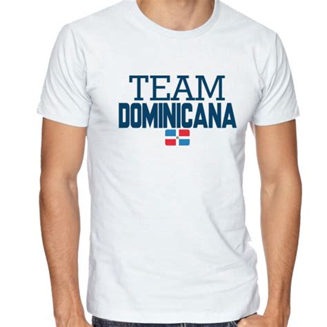 Dominicana Team Soccer T Shirt Adults Mens Shirt Jersey 100 Cotton