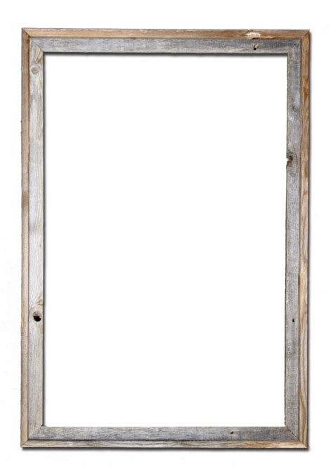 24x36 Picture Frames Reclaimed Barn Wood Signature Open Frame No