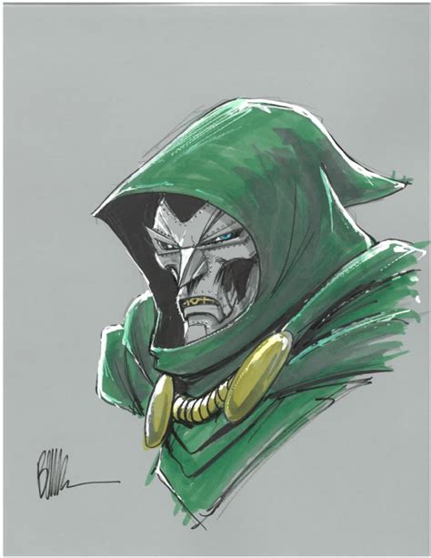 Doctor Doom By Joe Benitez In Adam Andersons Sketches Comic Art
