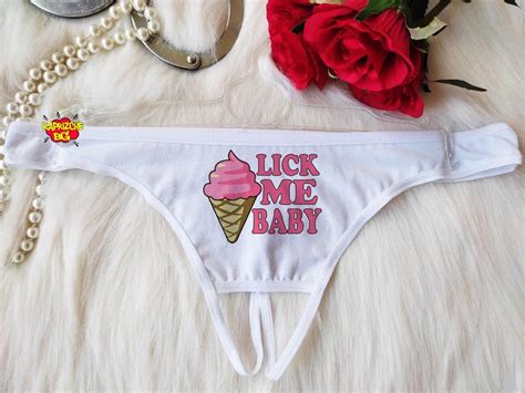 Lick Me Panties Blowjob Thonghot Wife Clothiesdaddy Slut Etsy