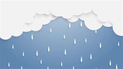 Rain Animation With Clouds 2016241 Stock Video At Vecteezy