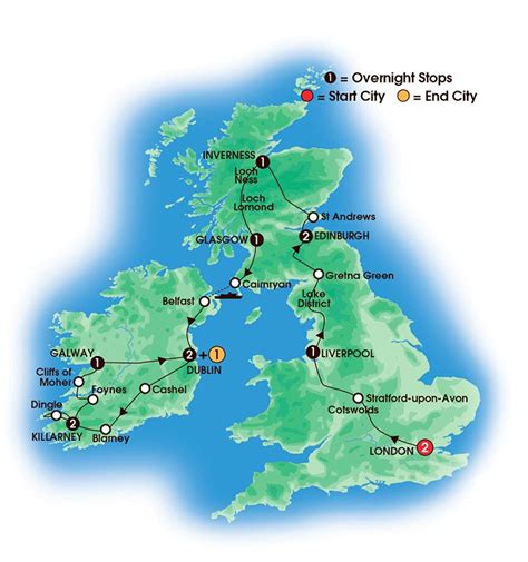 British And Irish Voyager 14 Day Tour Ireland Tours