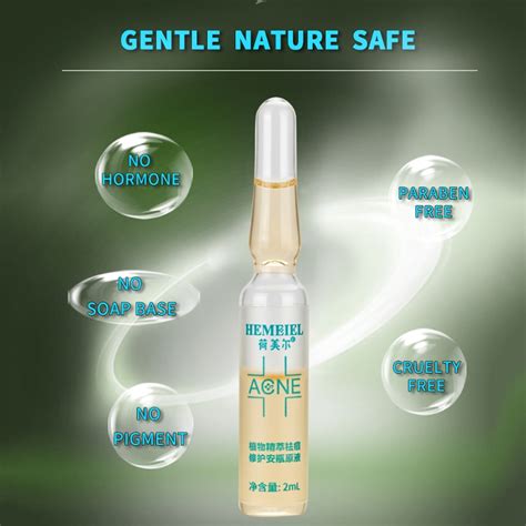 Hemeiel Anti Acne Face Serum Natural Essence Scar Removal Cream Skin