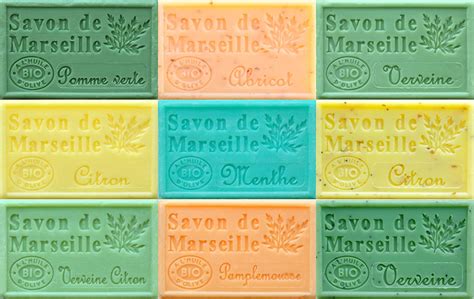 Savon De Marseille French Soaps Boxed Set Of 9 X 125g Soap Bars