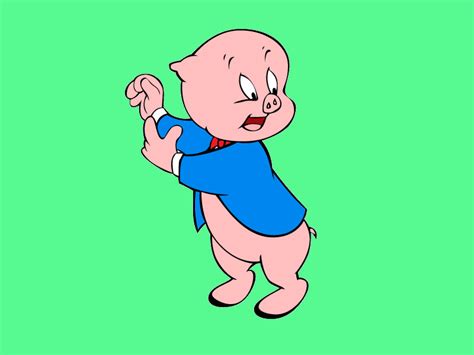 Looney Tunes Porky Pig Character Wallpaper
