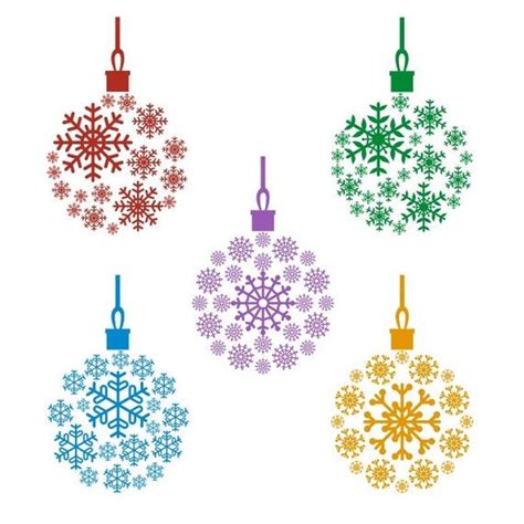 Download Snowflake Ornament Bulb Cuttable Design PNG DXF SVG & eps File for Silhouette Cameo and Cricut ...