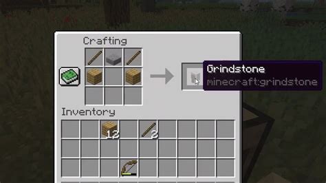 How To Craft A Grindstone In Minecraft Grindstone Vs Anvil