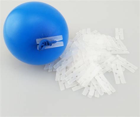 Yueton Pack Of 100 Balloon Clip Ties H Shape Easy Sealing Balloons For