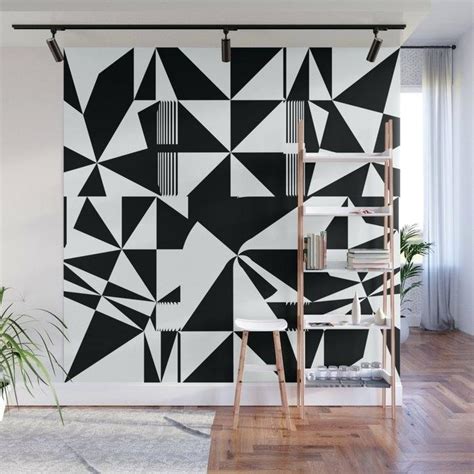 Abstract Wall Mural Design Decoration Ideas