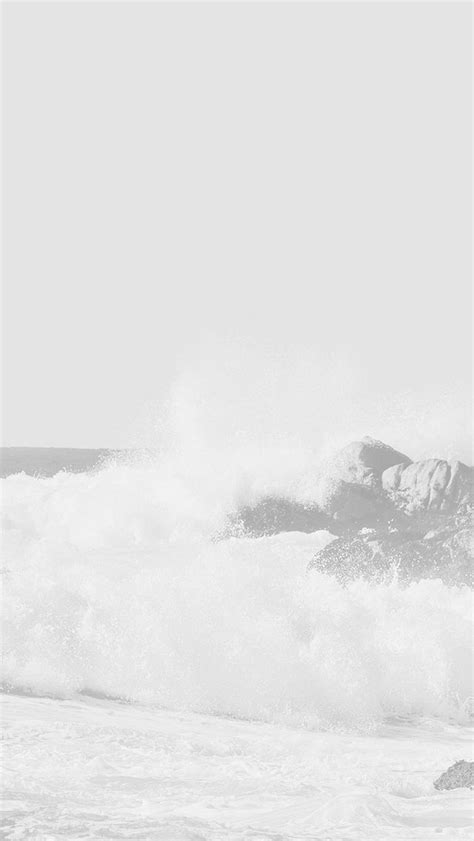 Wave Sea Nature Water Cool White Iphone 5s Wallpaper Download Iphone