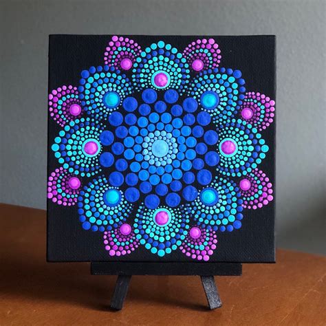 Easy Mandala Dot Painting On Canvas Jurrystieber