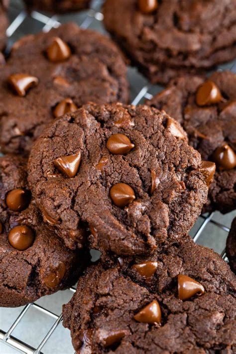 Homemade Brownie Cookies So Fudgy Crazy For Crust