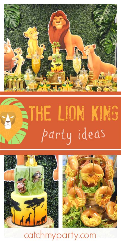 Check Out This Awesome Lion King 1st Birthday Party The Cake Is