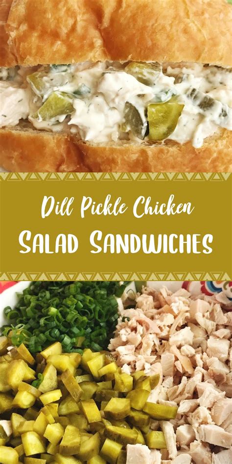 Maybe you would like to learn more about one of these? Dill Pickle Chicken Salad Sandwiches - Food Recipes |# ...