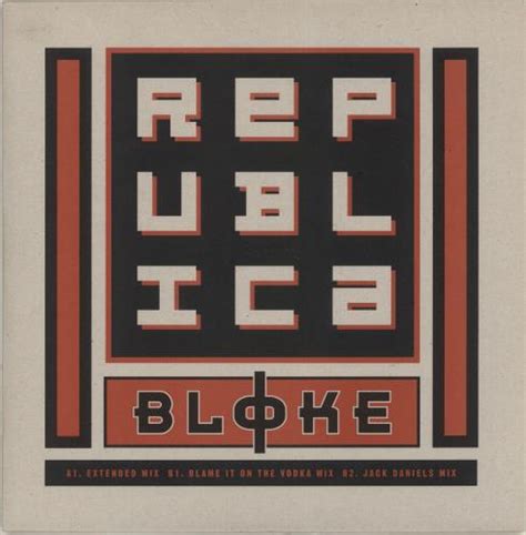 Republica Bloke Uk 12 Vinyl Single 12 Inch Record Maxi Single 117131