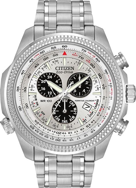 Citizen Mens Bl5400 52a Perpetual Calendar Eco Drive Stainless Steel