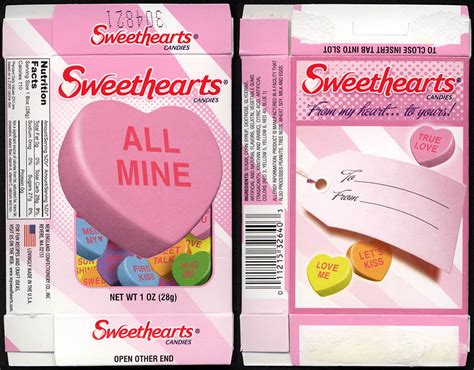 A Valentines Candy Classic Sweethearts Conversation Hearts