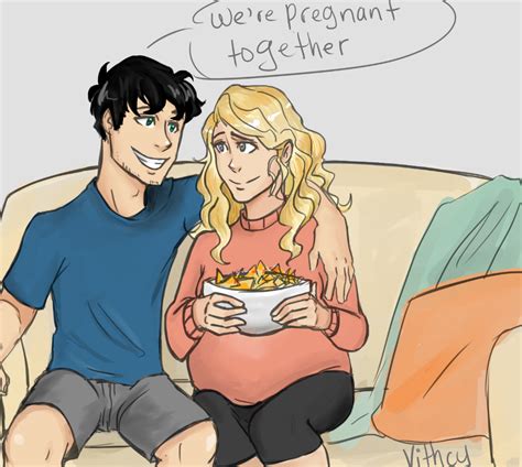Vithcytries But I Have A Craving Percy Insists Placing His Arm Around Annabeth’s Shoulder