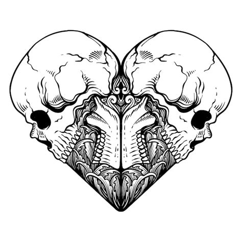 Details 151 Heart Skull Tattoo Designs Super Hot Vn
