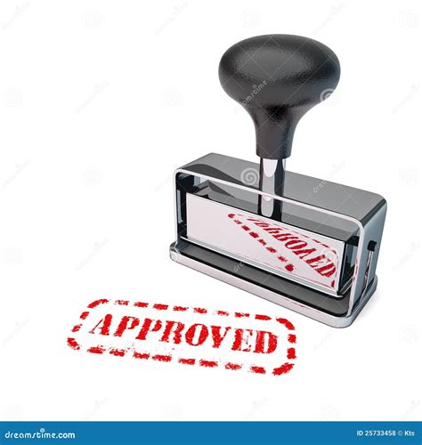 Approved Rubber Stamp Stock Illustration Illustration Of Achievement