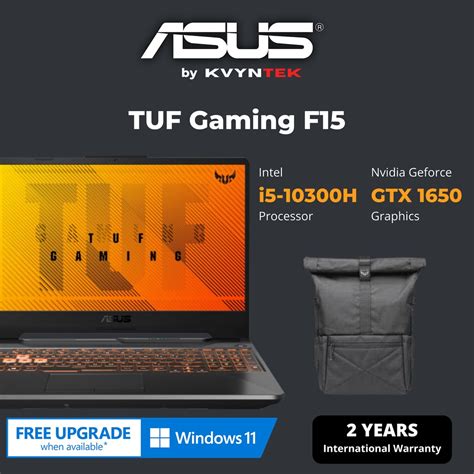 Asus Tuf Gaming F15 Laptop Intel I5 10300h Gtx 1650 8gb Ram 512gb