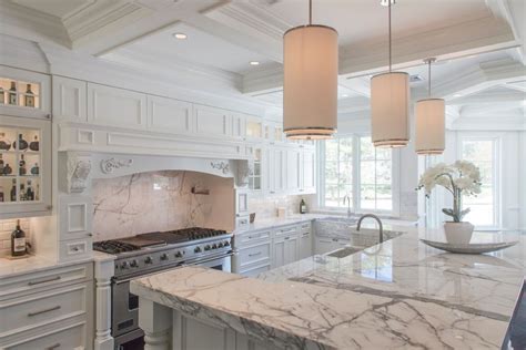 20 Beautiful Kitchens With Carrara Marble Countertops Housely