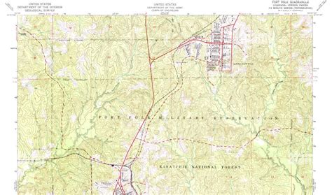 28 Fort Polk La Map Map Online Source