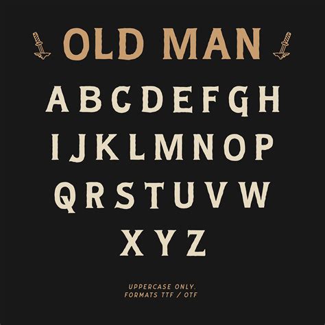 Old Man Vintage Font Free Download On Behance