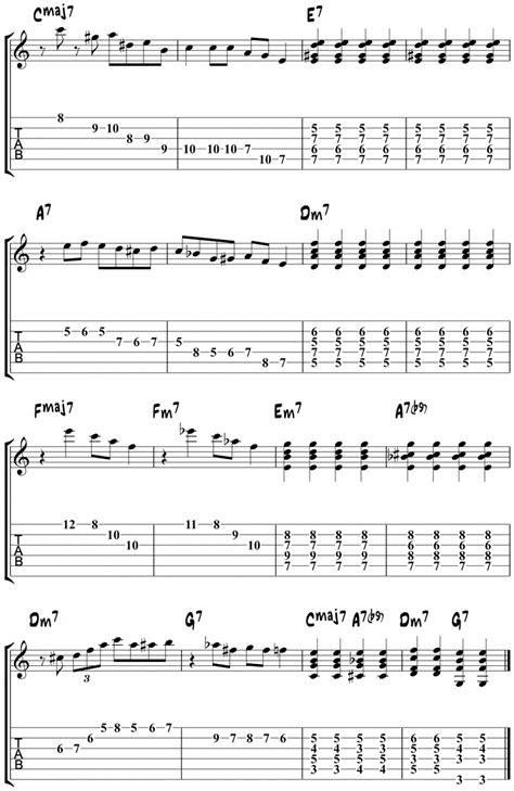 Am f c how many times do i have to tell you. All Of Me - Chord And Single Note Soloing For Jazz Guitar