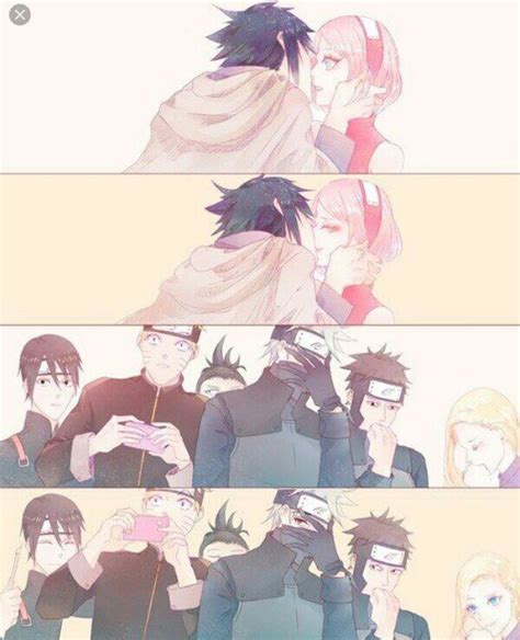 El Primer Beso De Sasuke Y Sakura Wiki Naruamino Amino