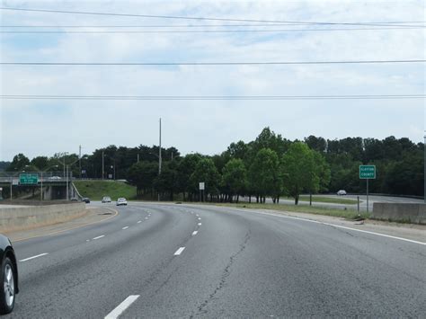 Georgia Interstate 85 Northbound Cross Country Roads