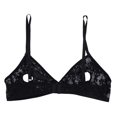 Sexy Lingerie Women Open Nipple Bras Sheer Floral Lace Bralette Hollow Out Erotic Bra Top