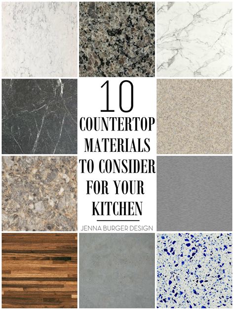 Different Materials For Kitchen Countertops Kitchen Info