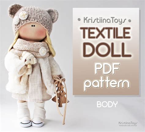 Excited To Share This Item From My Etsy Shop Pdf Tilda Doll Body Patterns 1 Pdf Textile Doll