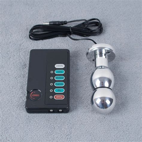 Es0074 Electro Sex Massager Butt Plug Submission Electric Shock Sex Toys Electro Stimulation