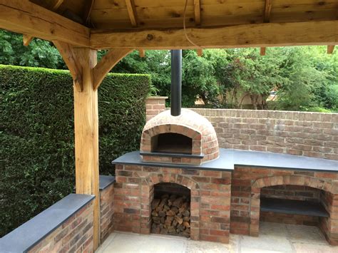 An Excellent Example Of A Pizza Oven With Granite Sides Built From