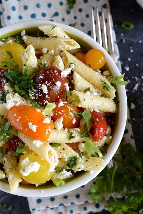 Heirloom Tomato Feta Pasta Salad Lord Byrons Kitchen