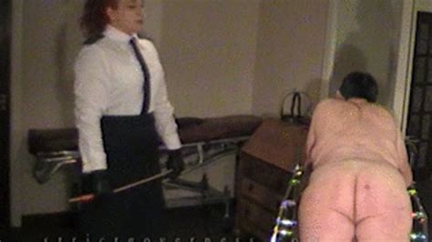 Prison Officer Caning Governess Canes Clips Sale