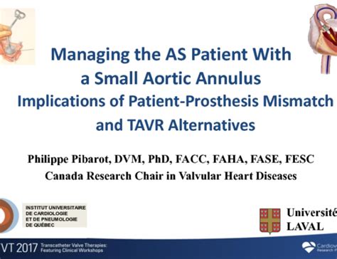 Featured Lecture Managing The As Patient With A Small Aortic Annulus