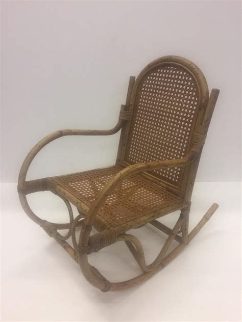 Great savings free delivery / collection on many items. Darling Rattan Child's Rocking Chair For Sale at 1stDibs