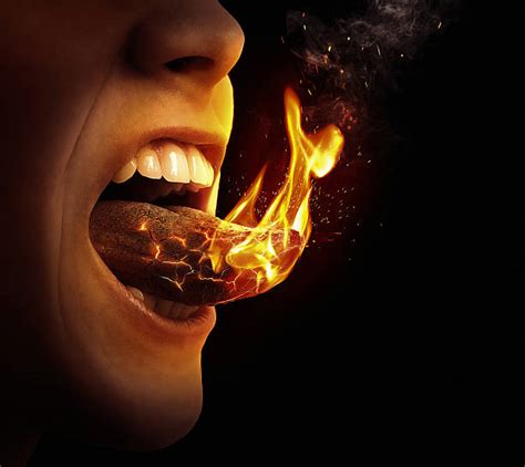 Mouth On Fire Stock Photos Pictures And Royalty Free Images Istock