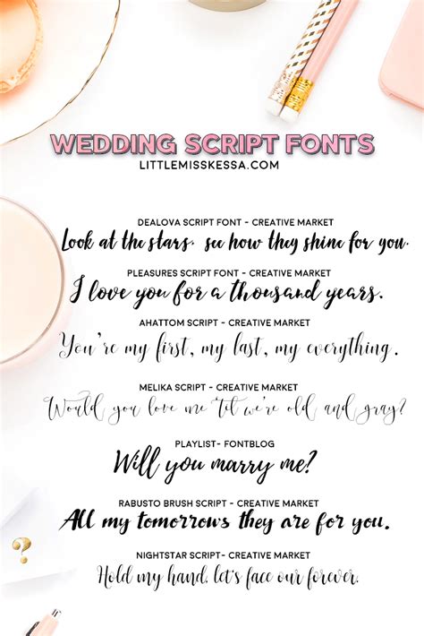 Fall In Love With Wedding Script Fonts Again Giveaway A Day In The