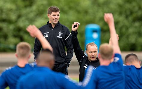 Steven gerrard provides rangers injury update and reveals first team star will be held back glasgow evening times09:26. Steven Gerrard takes Rangers training - Daily Record