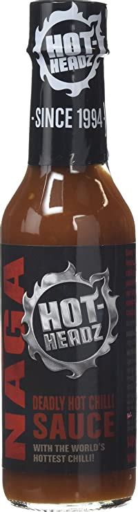 Hot Headz Bhut Jolokia Naga Chilli Sauce 855000 1050000 Scoville Ghost Pepper Habanero