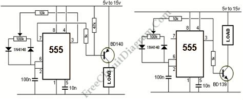555 Ic Pwm Controller Grounded And Ungrounded Load Electronic