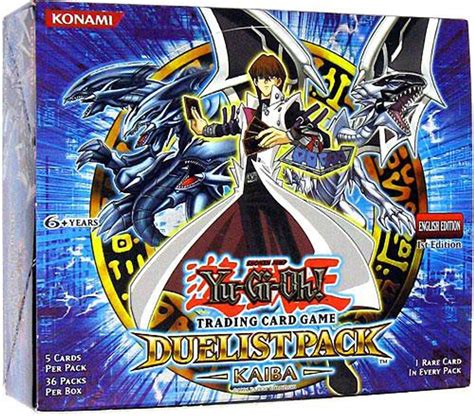 Yugioh Trading Card Game Duelist Pack Kaiba Booster Box Konami Toywiz