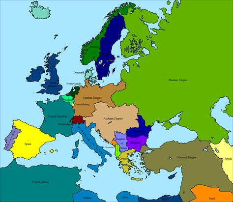 Political Map Of Europe Pre 1914 Map Of World