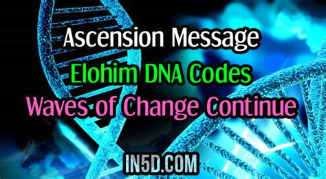 The Event Light Language Transmission Ascension Message Elohim Dna