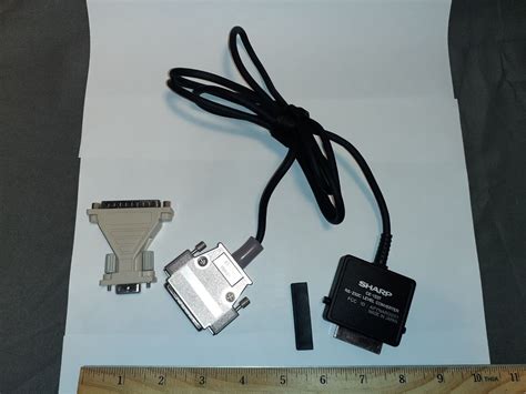 Sharp Rs232c Level Converter Cable For Pocket Pc 15 Pin Iso Connectors